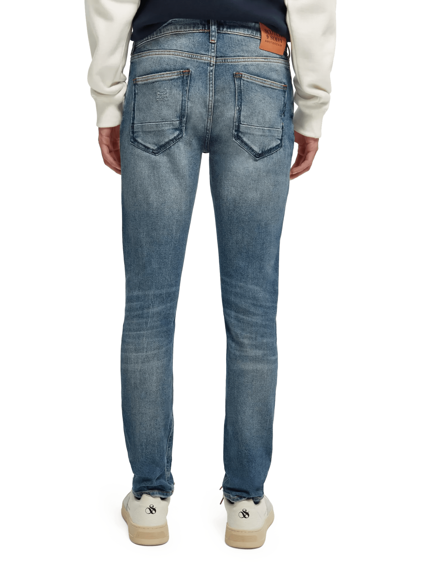 Scotch & Soda The Skim Super Slim Fit Jeans – Broke Blauw NHD-BCK