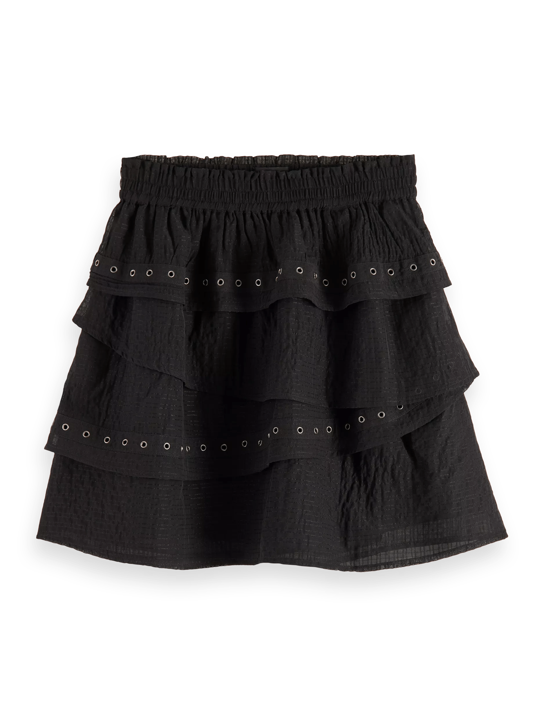 Scotch & Soda Ruffled mini skirt with eyelets FNT
