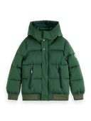 Scotch & Soda Hooded water-repellent puffer jacket FNT