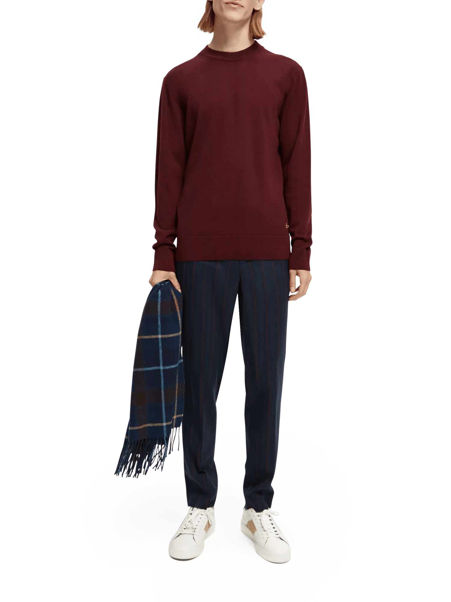 Scotch & Soda Merino wool crewneck sweater NHD-FNT