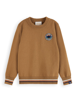 Scotch & Soda Knitted crewneck sweater FNT