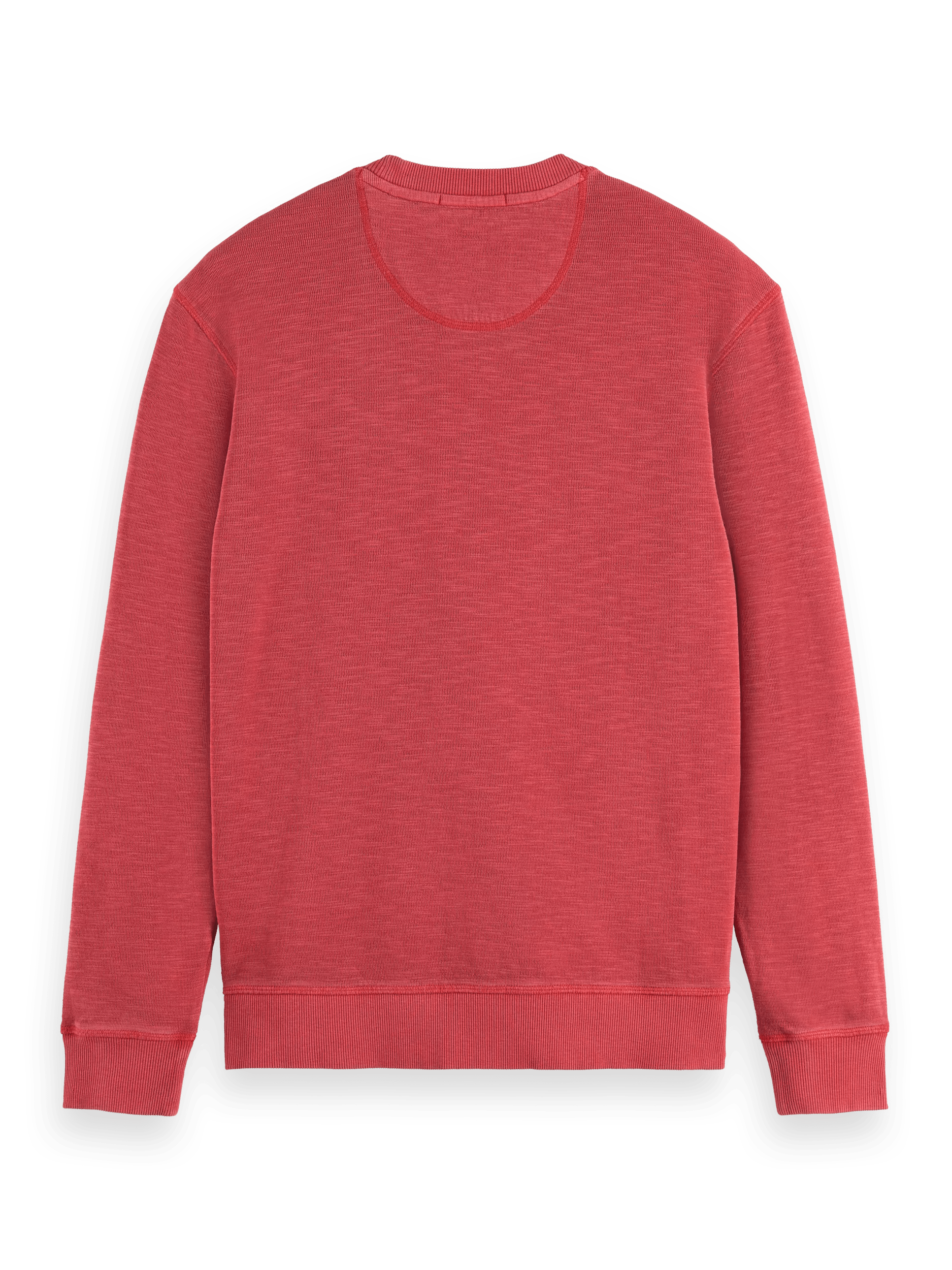 Scotch & Soda Garment-dyed crewneck sweatshirt BCK