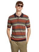Scotch & Soda Knitted striped polo  174565_5478_MDL_CRP