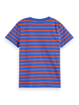 Scotch & Soda Relaxed-fit Yarn-dyed stripe T-shirt BCK