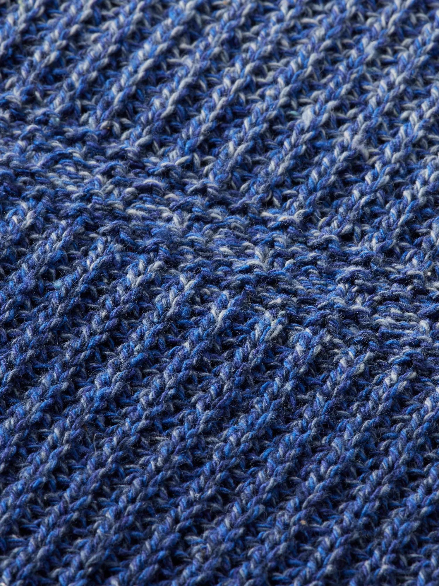 Scotch & Soda Eternal Blauw degrade knit in recycled denim DTL6