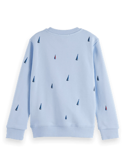 Scotch & Soda Regular fit embroidered sweatshirt BCK