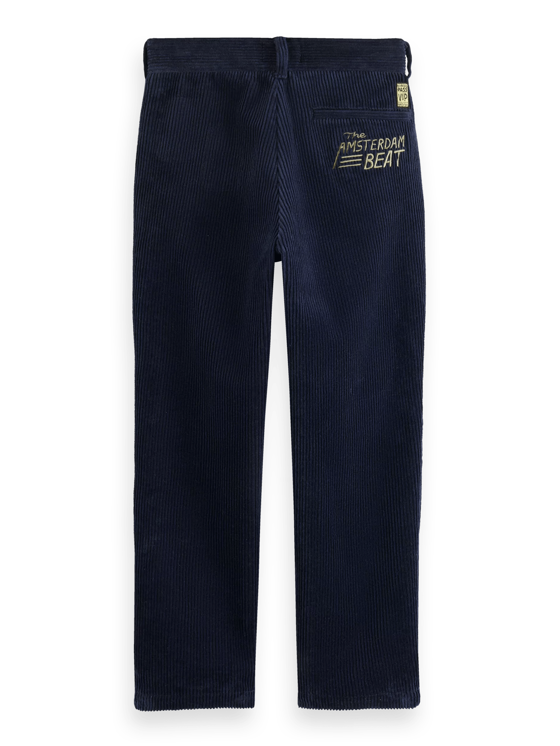 Scotch & Soda Loose tapered fit corduroy pants in Organic Cotton BCK