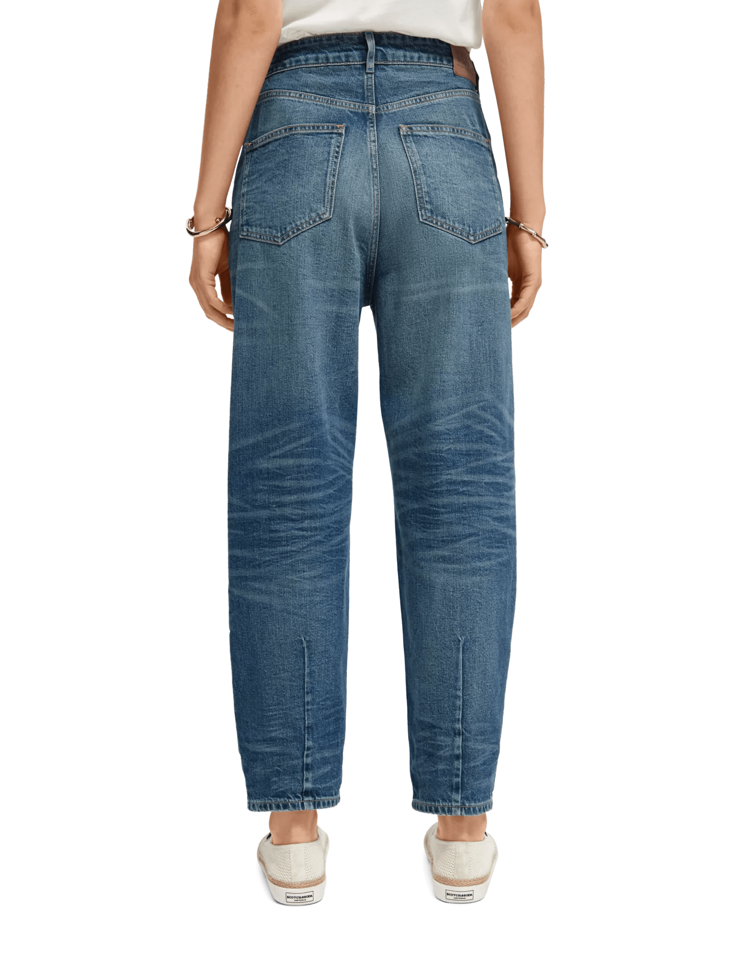 Scotch & Soda The Tide high-rise balloon fit jeans MDL-BCK
