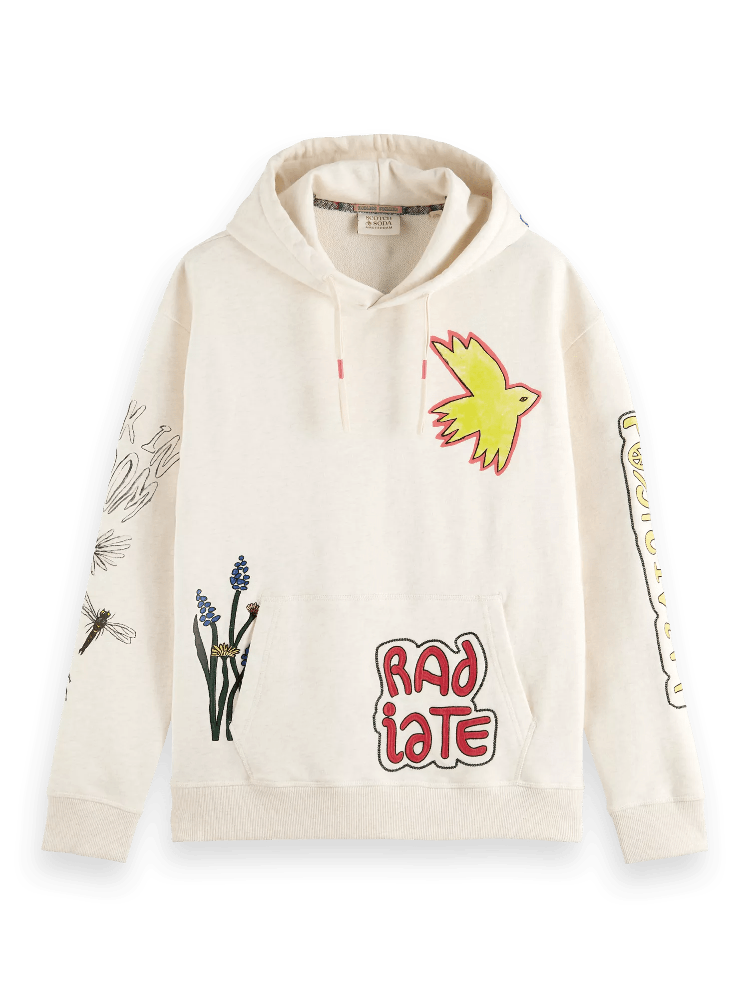 Scotch & Soda Worked-out artwork hoodie FNT