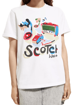 Scotch & Soda Relaxed fit artwork T-shirt MDL-DTL1