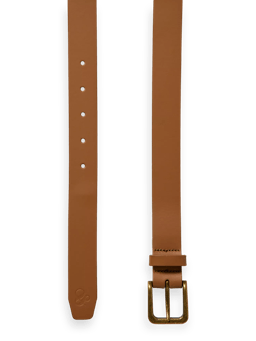Scotch & Soda ESSENTIALS Recycled leather belt DTL1