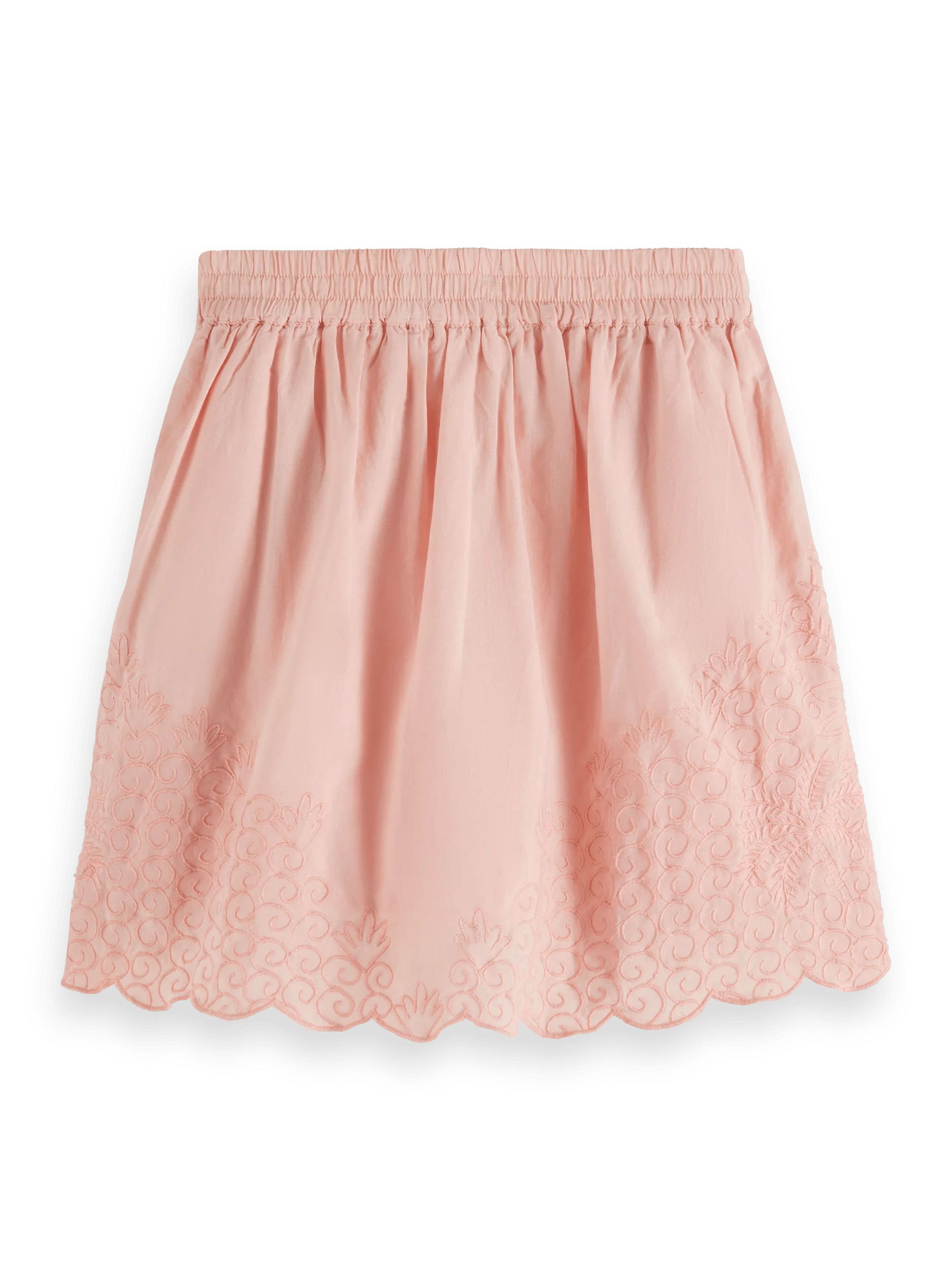 Scotch & Soda Delicate embroidered mini skirt with inner short BCK
