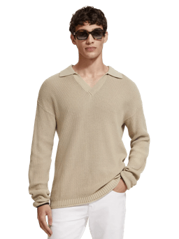 Scotch & Soda V-neck knitted sweater MDL-CRP