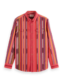 Scotch & Soda Space-dye stripe shirt INS1