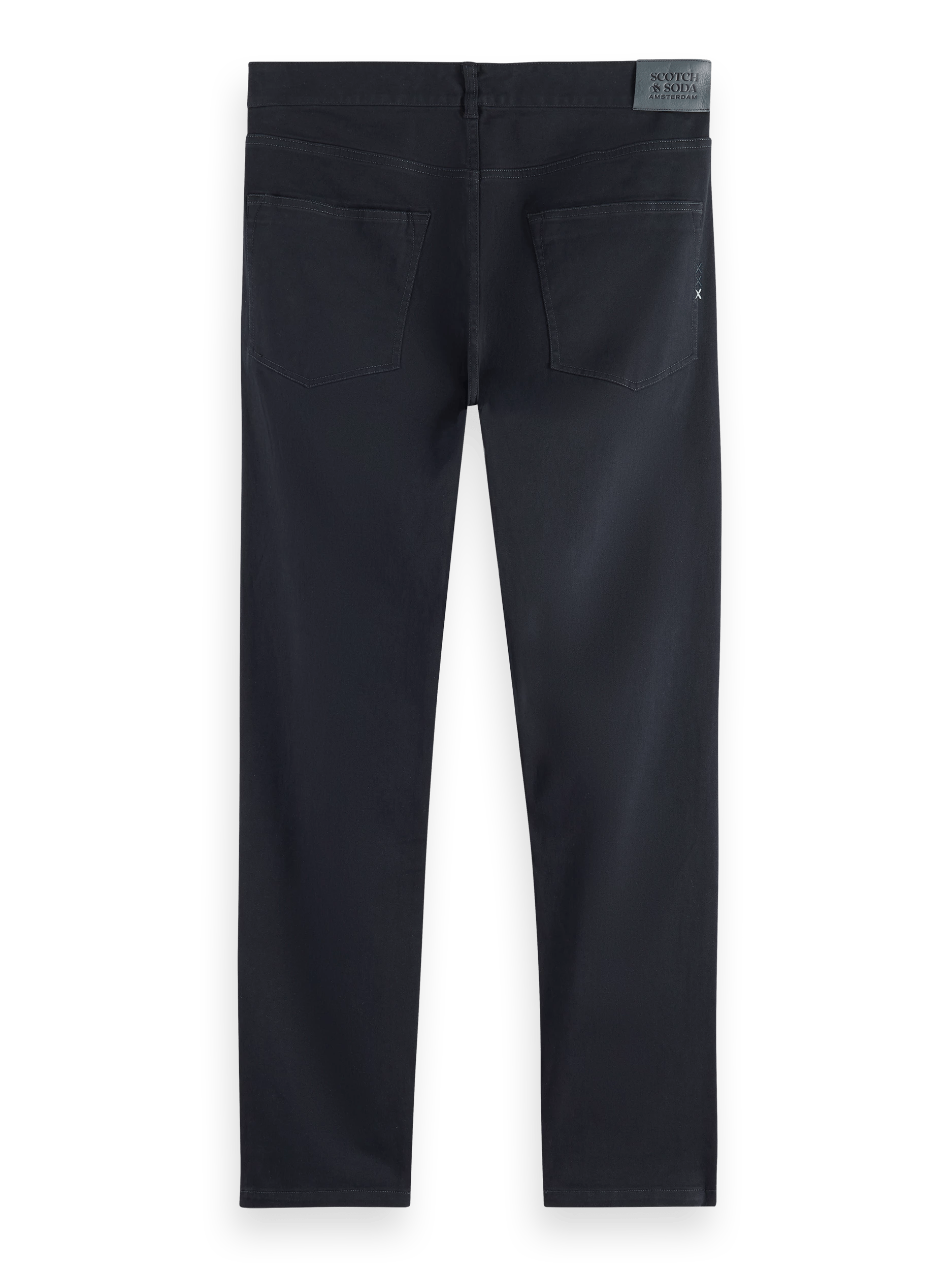 Scotch & Soda Ralston - Regular Slim fit garment-dyed 5-pocket pants BCK