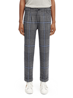 Scotch & Soda Checked formal trousers NHD-CRP