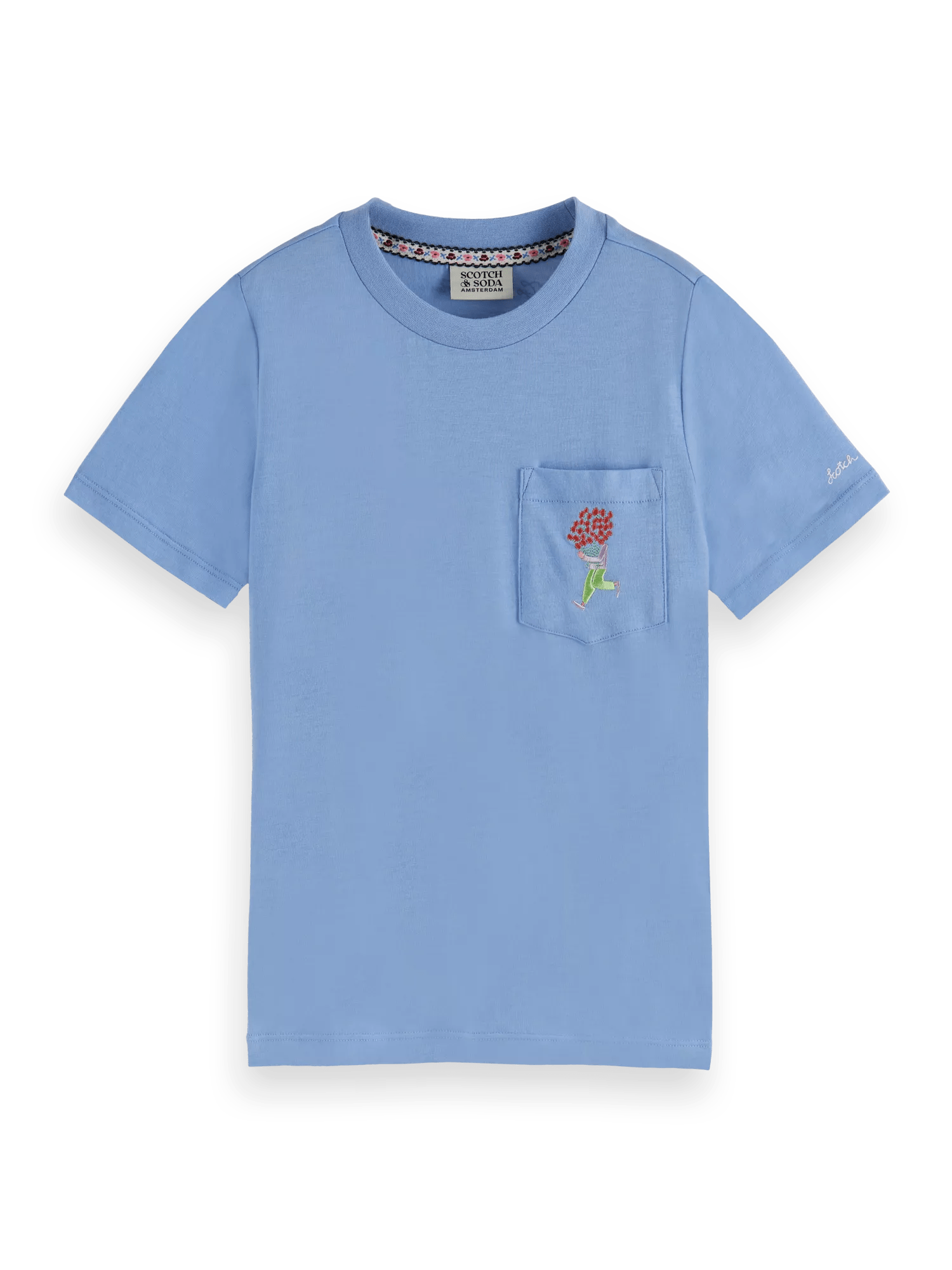 Scotch & Soda Regular fit embroidered chest pocket T-shirt FNT