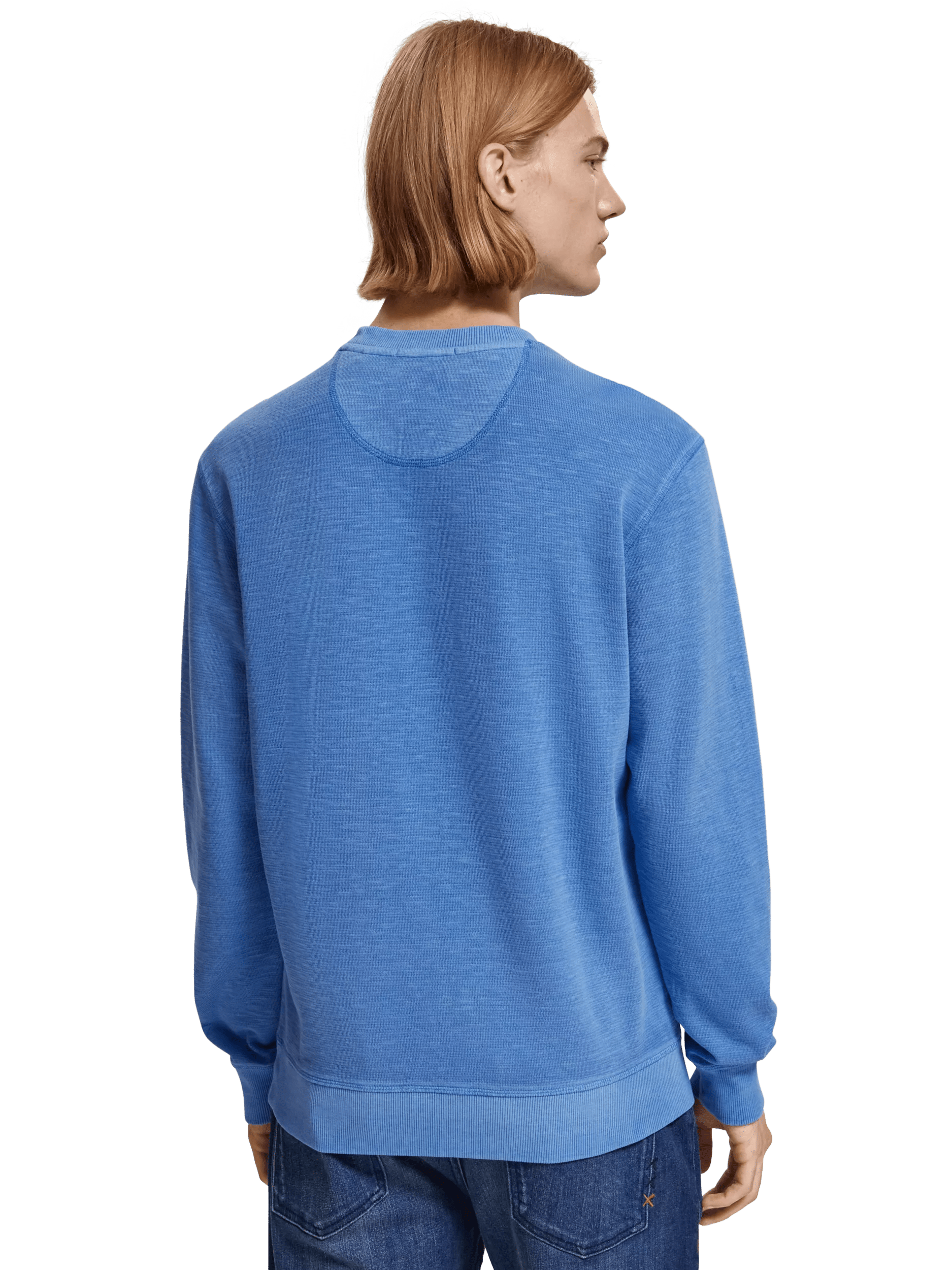 Garment-dyed crewneck sweatshirt