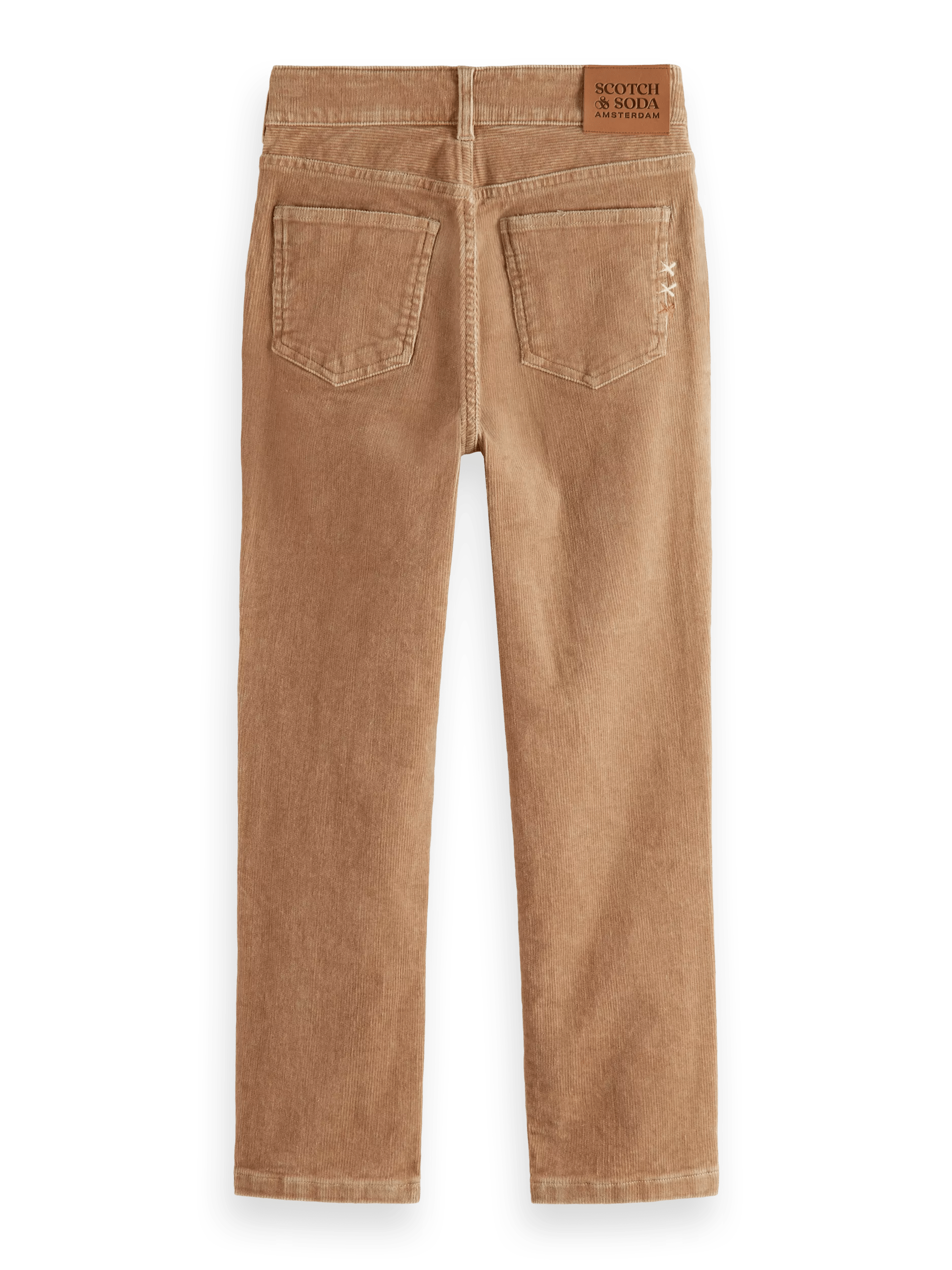 Scotch & Soda Dean loose tapered jeans in corduroy colours BCK