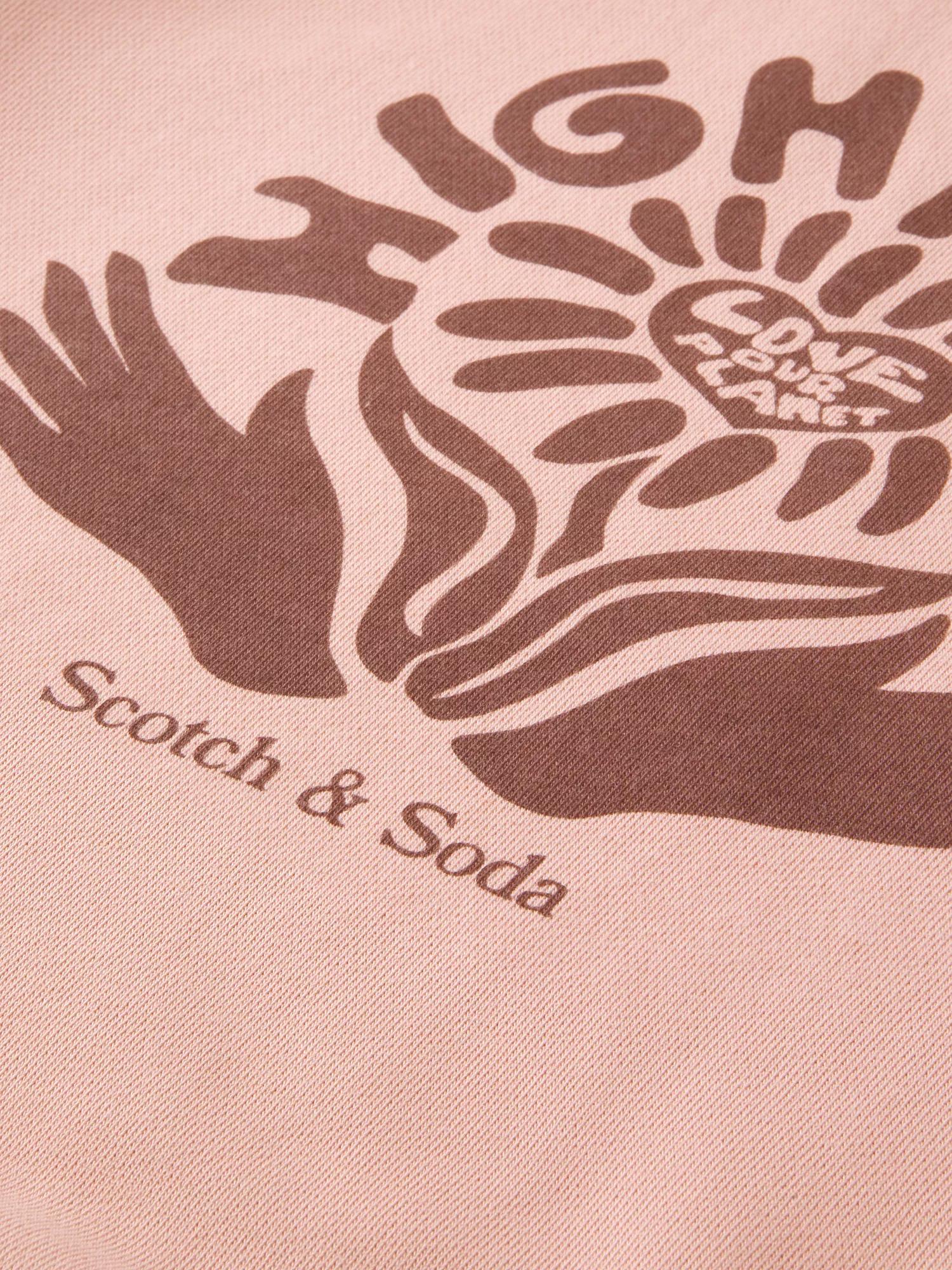 Scotch & Soda Oversized artwork crewneck sweatshirt DTL6
