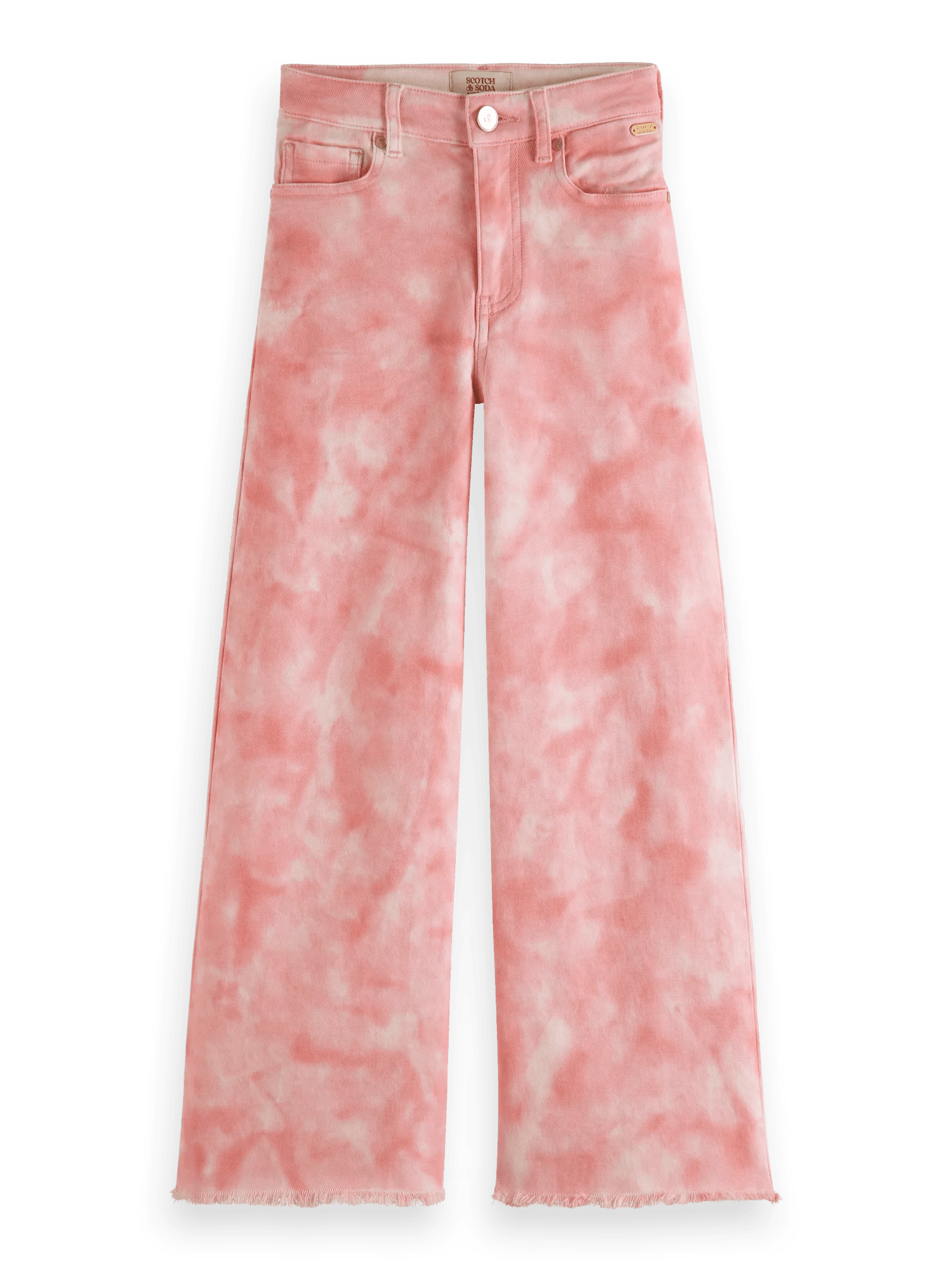 Scotch & Soda Subtle tie-dye wide-leg high-rise pants FNT