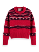 Scotch & Soda Cable knit Fair Isle sweater FNT