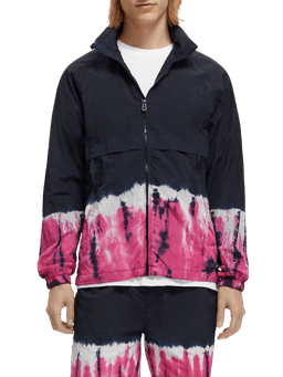 Scotch & Soda WorkOut - Tie-dyed hooded zip-thru  jacket NHD-CRP
