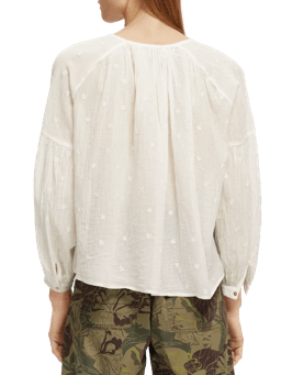 Scotch & Soda Embroidered blouse NHD-BCK