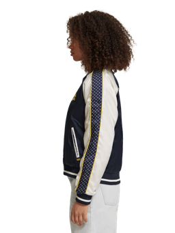 Scotch & Soda Embroidered bomber with contrast detail MDL-SDE
