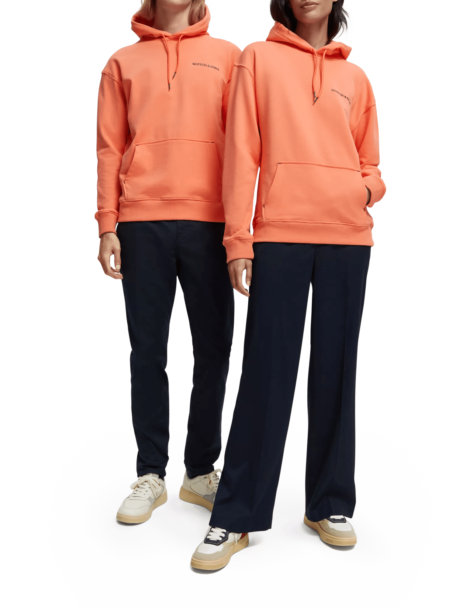 NS2173-2 Cotton Fleece Pullover Hoodie in White – National Standards