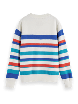 Scotch & Soda Yarn-dyed stripe pullover BCK