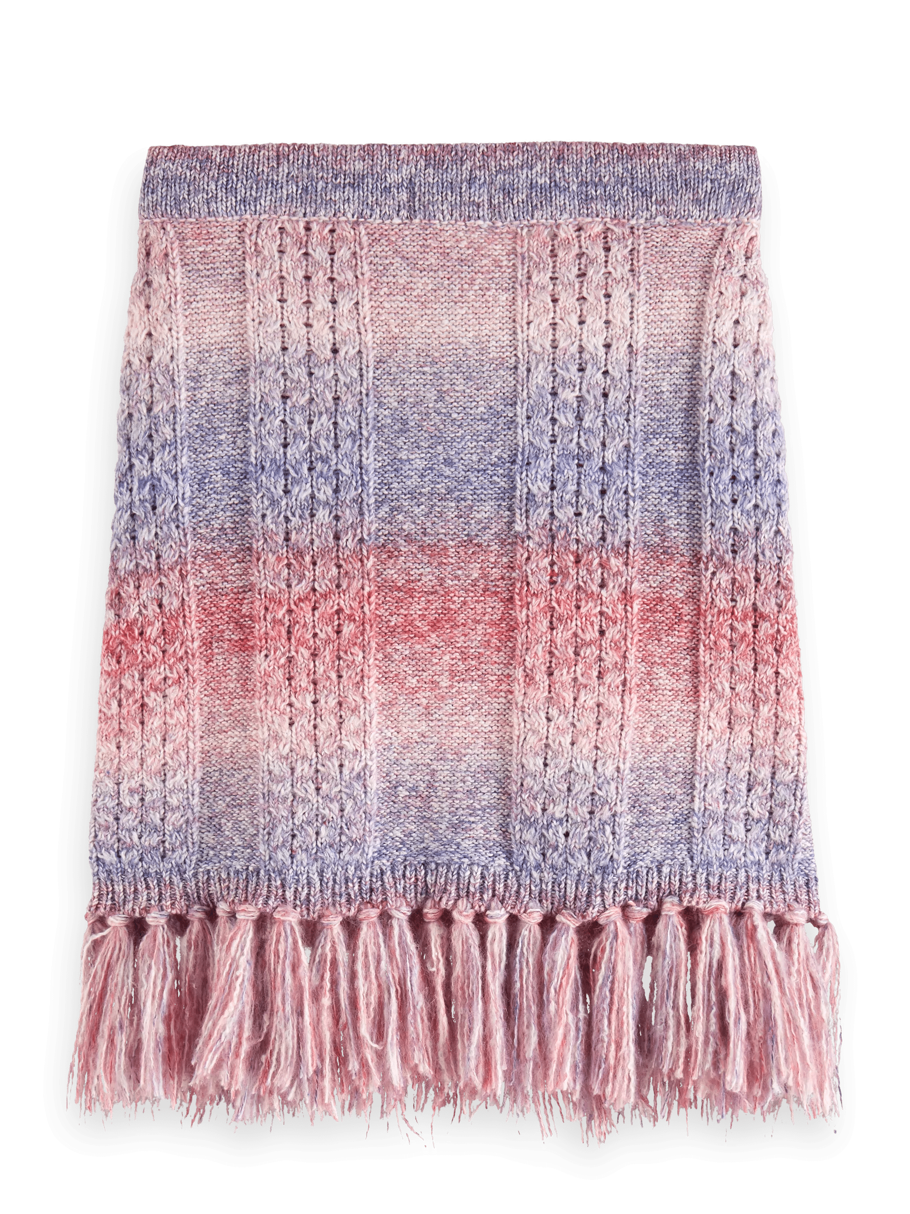 Scotch & Soda Space-dye knitted skirt BCK