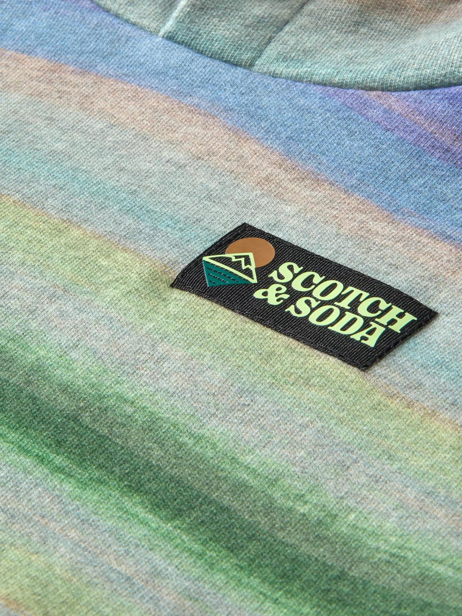 Scotch & Soda Gestreepte hoodie met kleurovergang DTL6