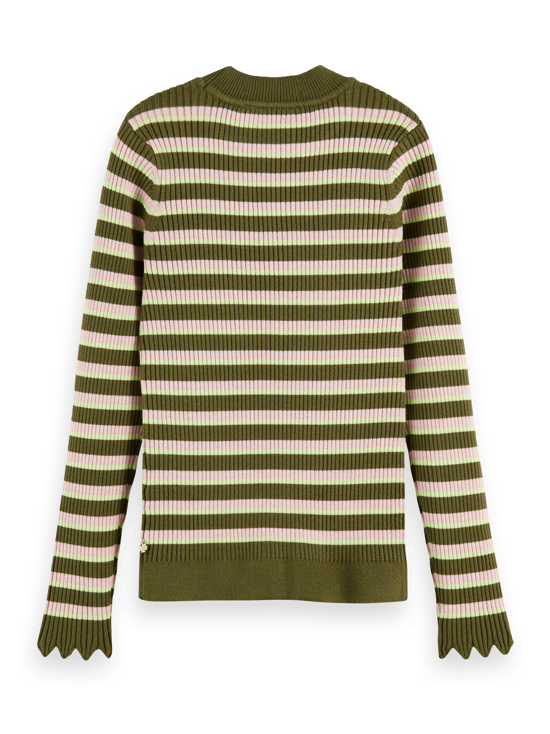 Scotch & Soda Slim fit rib-knitted sweater BCK