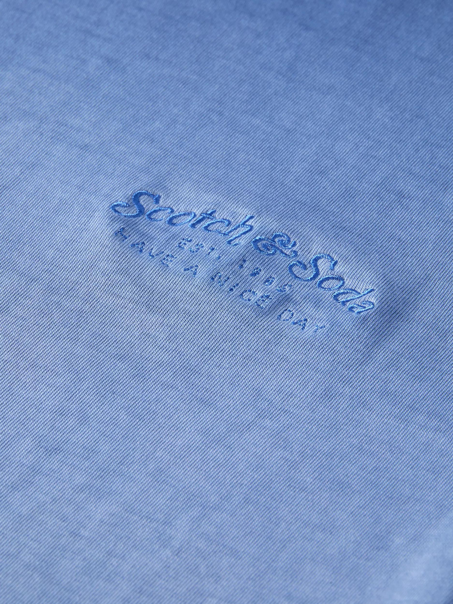 Scotch & Soda Garment-dyed logo T-Shirt DTL6