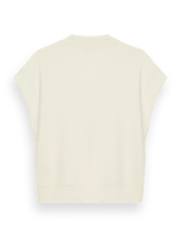 Scotch & Soda V-neck sleeveless modal sweatshirt BCK
