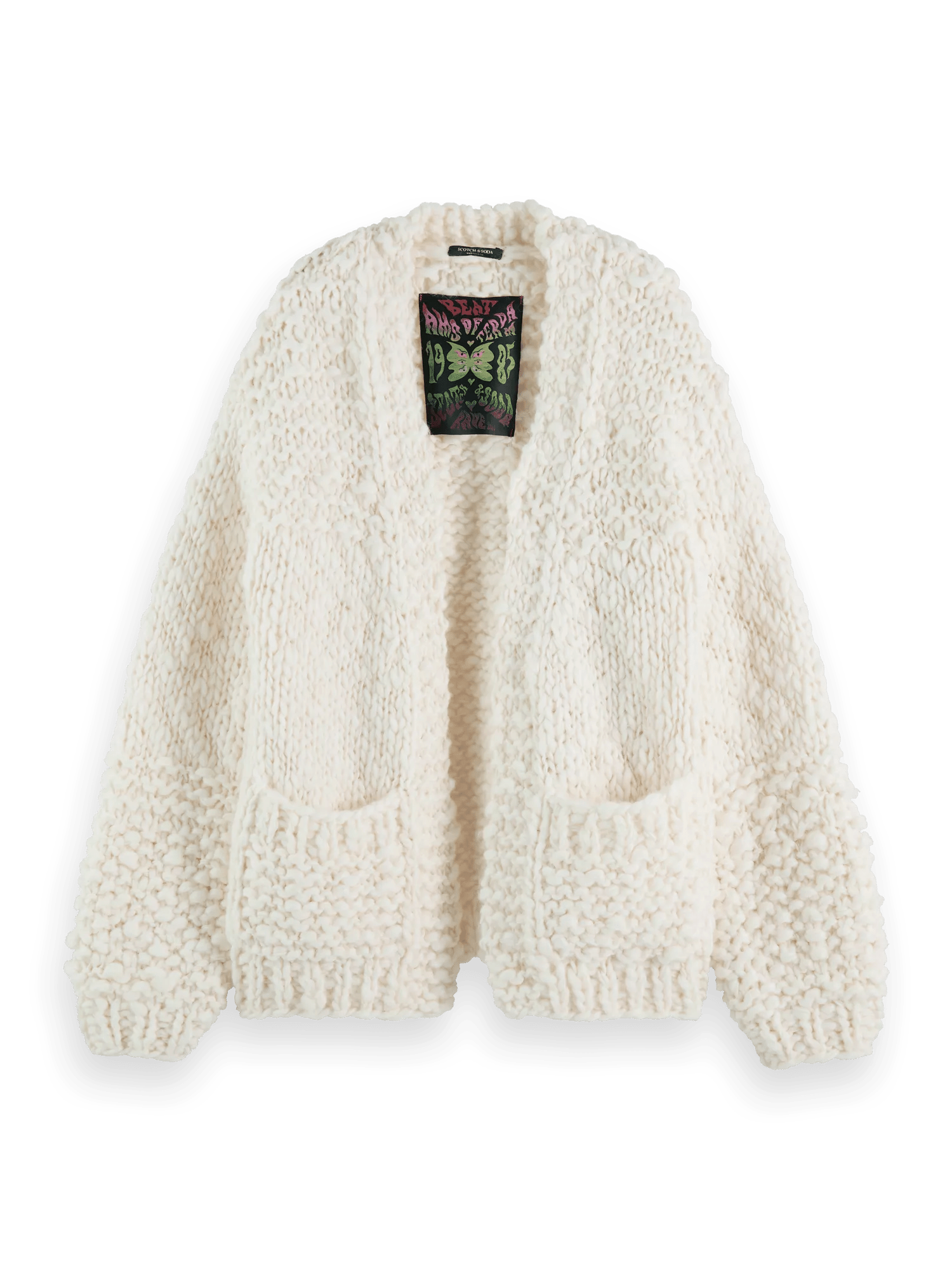 Hand-knit cardigan