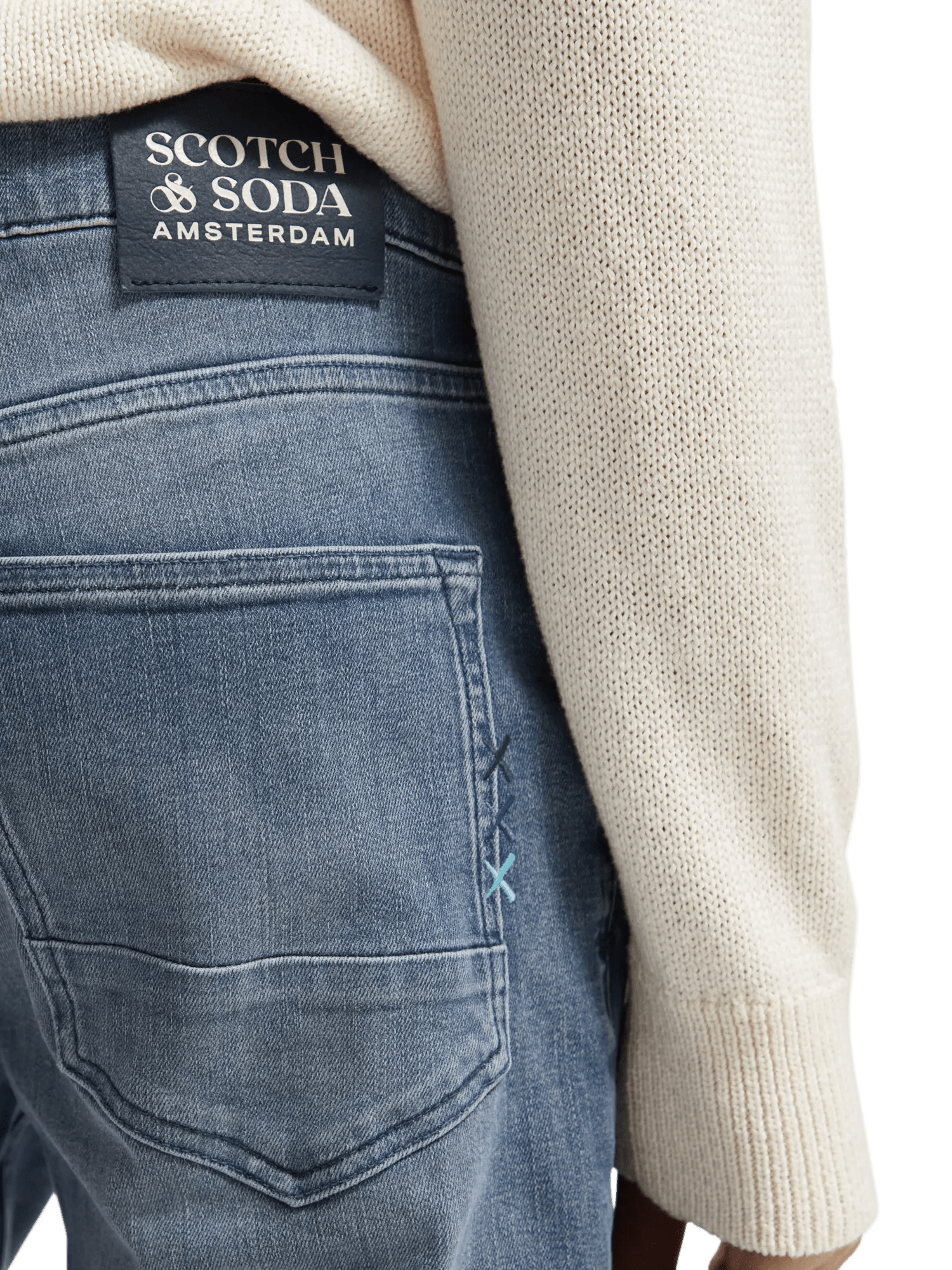Scotch & Soda Seasonal essentials Skim skinny jeans  — Trance Blue MDL-DTL1
