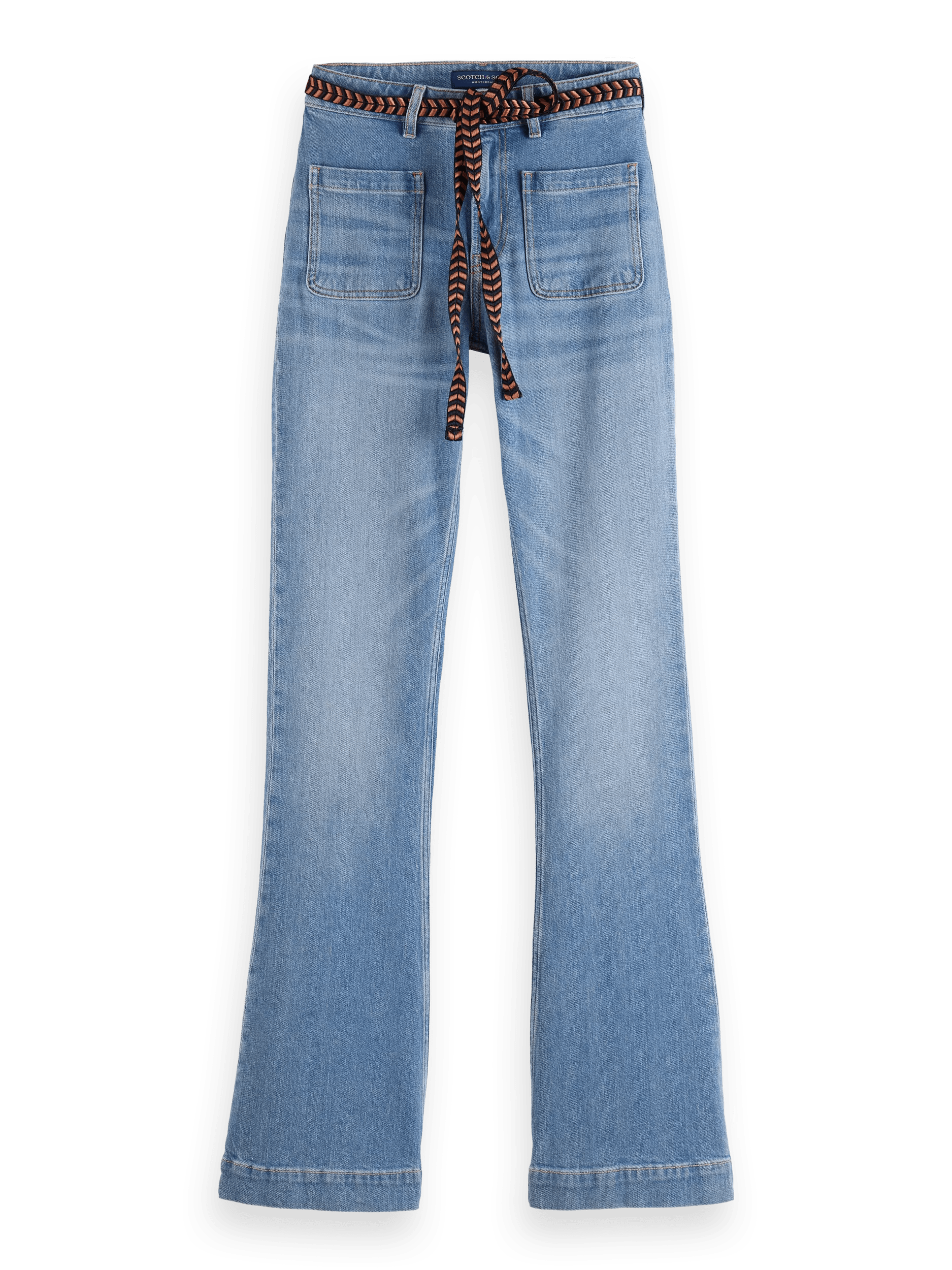 Scotch & Soda The Charm high-rise classic flared jeans FNT