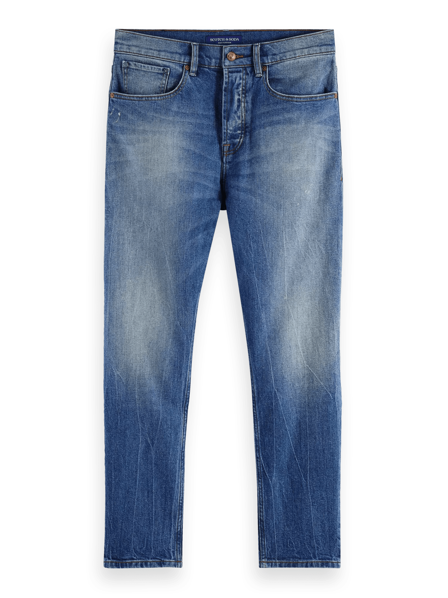 Scotch & Soda The Dean Loose Tapered Fit Jeans – Galaxy Blue FNT