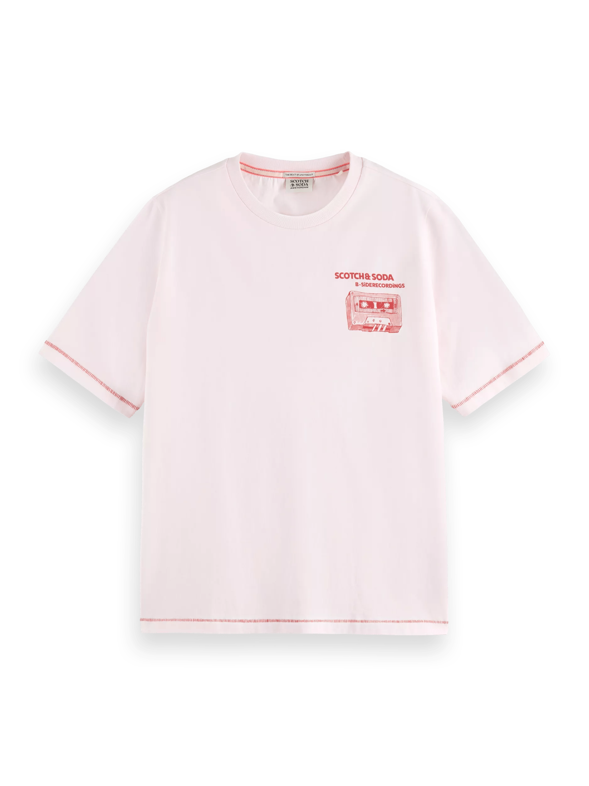 Scotch & Soda T-shirt coupe décontractée à motif artistique FNT
