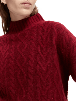 Scotch & Soda Wool-blended knitted turtleneck sweater NHD-DTL1