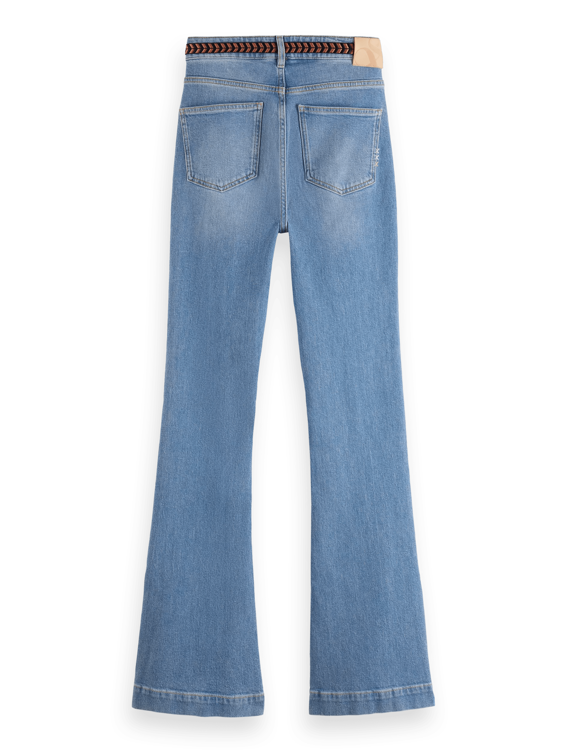 Scotch & Soda De Charm high-rise klassieke flared jeans BCK