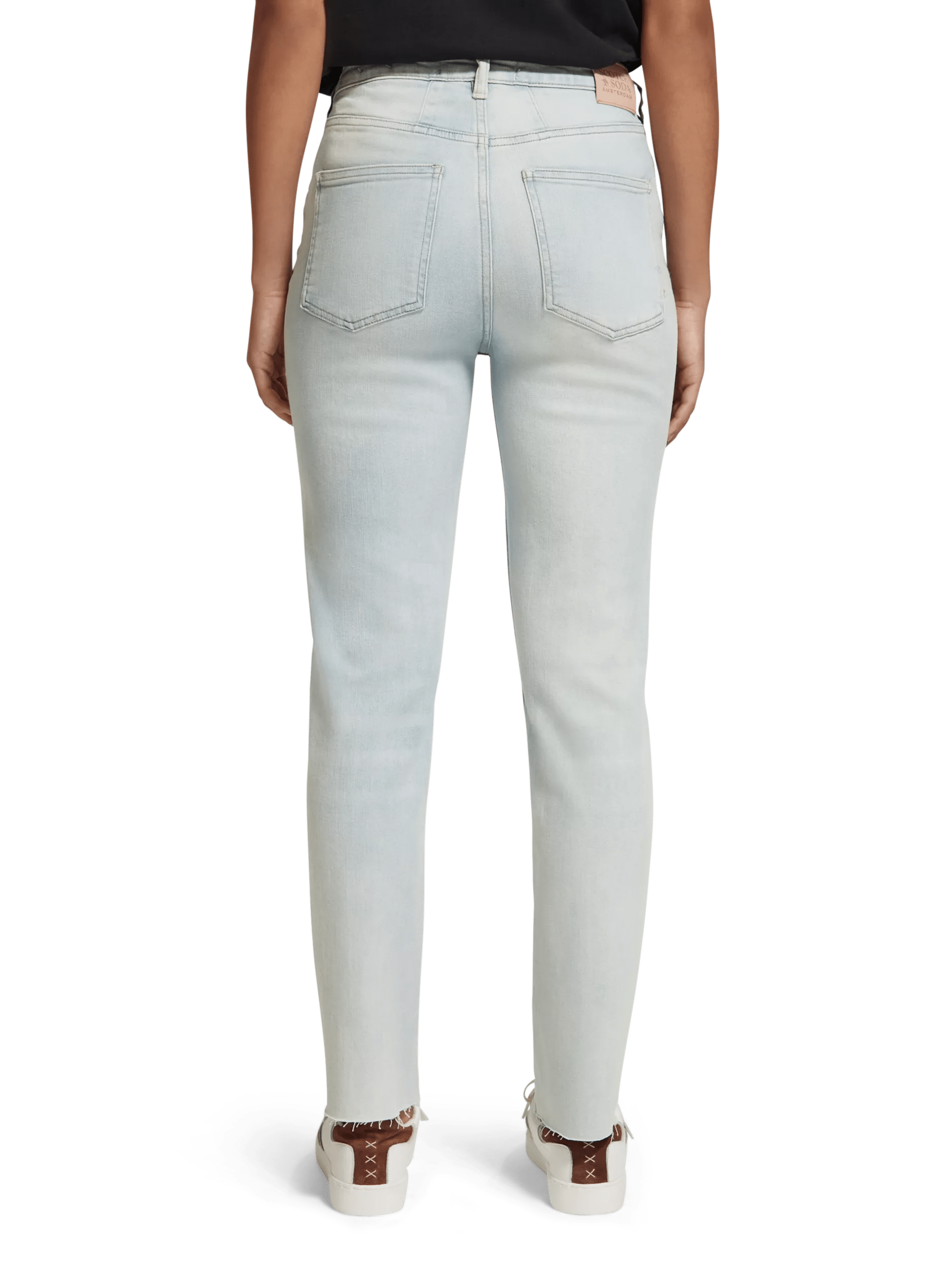 Scotch & Soda De High Five slim-fit jeans met hoge taille en taps toelopende pijpen FIT-BCK