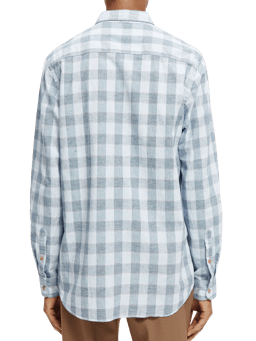 Scotch & Soda Regular-Fit Yarn-Dyed Linen Blend Shirt NHD-BCK