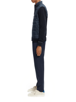 Scotch & Soda Padded jacket with knitted sleeves and back panel NHD-SDE