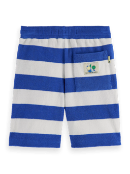 Scotch & Soda Yarn-dyed striped towelling shorts BCK