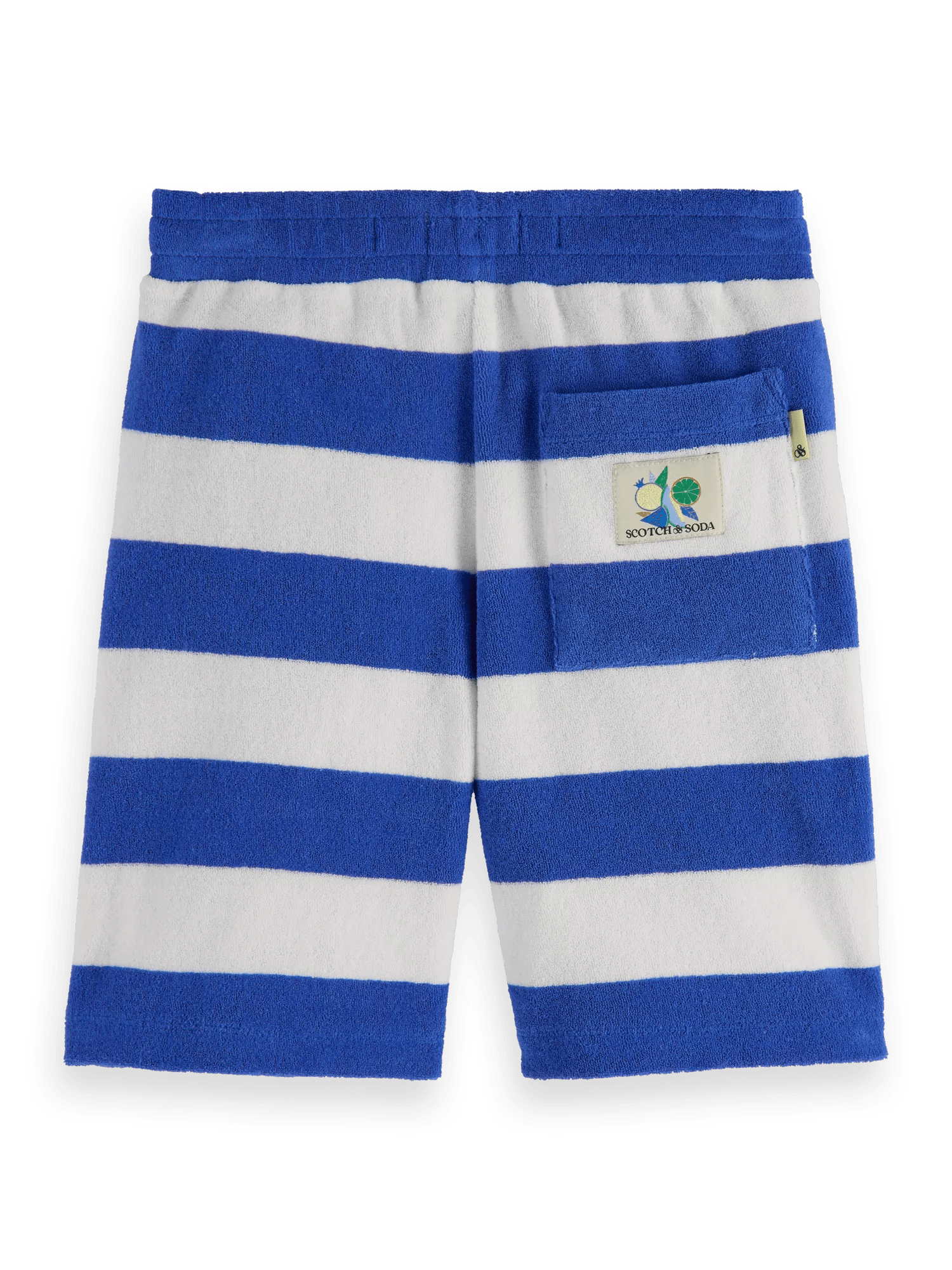 Scotch & Soda Yarn-dyed striped towelling shorts BCK