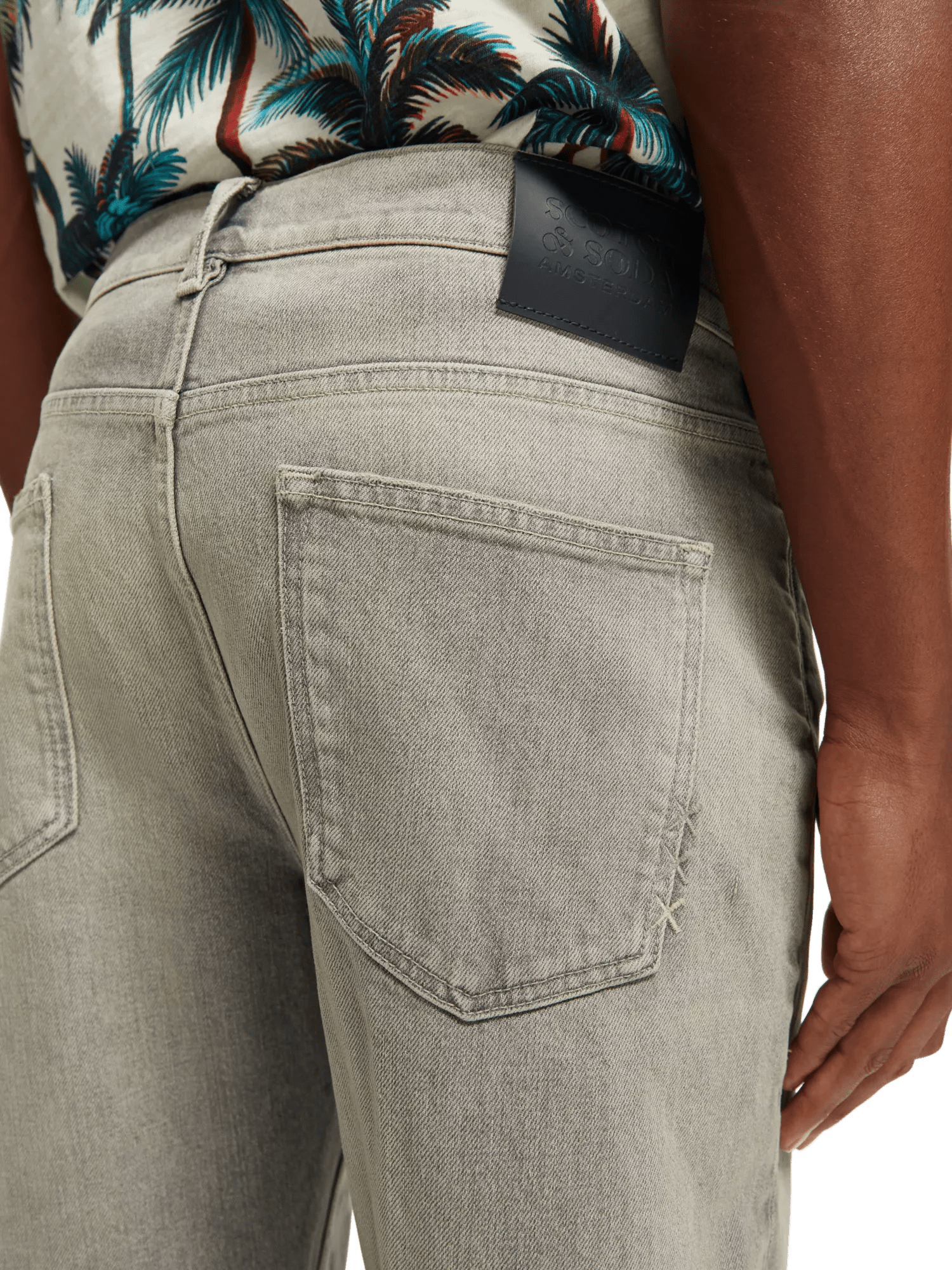 Scotch & Soda The Drop regular tapered jeans —  Touch of rock NHD-DTL2