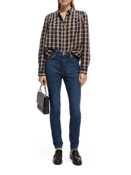 Scotch & Soda The Line high-rise skinny fit jeans NHD-FNT